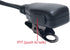 Walkie Talkie Headset with Mic PTT G Shape, 2 Pack Compatible with Cobra Microtalk PX650 Cxt195 Cx112 PX655 ACXT1035r