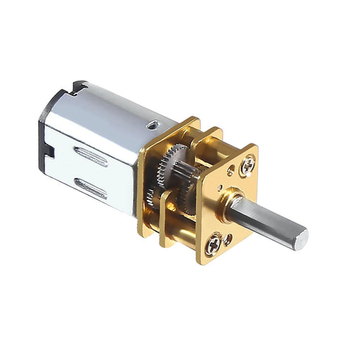 Coliao 3pcs 12V 30RPM N20 3mm DC High Torque Speed Reduction Motor Shaft Mini Metal Gearwheel Gear Motor with Metal