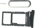zhxchzhi Active5 5G SM-X306 SIM Card Tray SD Card Tray Holder Slot+pin Compatible with Samsung Galaxy Tab Parts Black