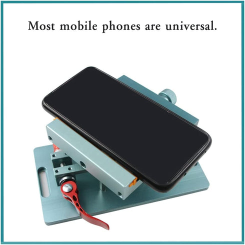 1Pcs Phone Back Cover Glass Demolition Clamp Lockable 360° Rotary Clamp for Phone Tablet Repair Fixture Holder Tool