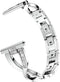 Compatible for Samsung Galaxy Watch 46mm/Gear S3 Bands, Women 22mm Metal Alloy Bracelet Strap Replacement