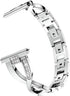 Compatible for Samsung Galaxy Watch 46mm/Gear S3 Bands, Women 22mm Metal Alloy Bracelet Strap Replacement