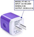 USB Charger Plug,Wall Charger,Charging Block,5-Pack 2.1A/5V Portable Power Cube Charger Adapter Compatible for iPhone 15/14/13/12/11 Pro Max/Xs Max/XR/8/7/6S/6,Samsung Galaxy S24 S23 S22 S21,LG,Moto