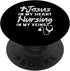 Jesus Heart Nursing Veins Nurse RN God Faith Christian Gift - PopSockets Swappable PopGrip