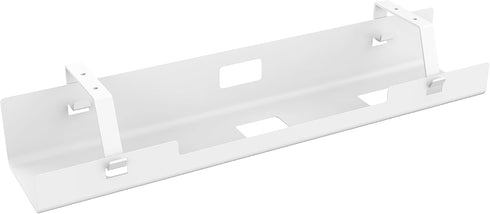 POUT Universal Wide Under Desk Cable Management Tray Organizer - 23.6 x 5.3 inch for Wire/Cable Management, Sturdy