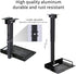 Universal Ceiling Mount with Tray, Adjustable 11.4-22 inches, No Hole Installation, Aluminum Alloy, for Projector/Camera