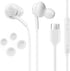 UrbanX 2020 Headphones for Note 10/20 and S20 with Type C Connector, Microphone and Volume Button - White