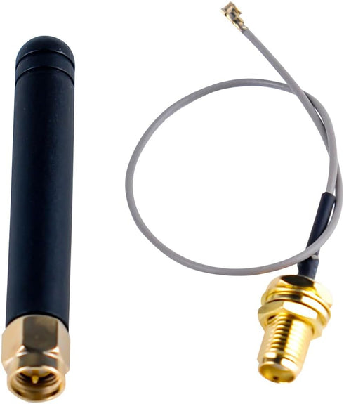 6PCS 915MHz Lora Antenna with U.FL/IPEX1.0 to Female SMA Cable, 2DBI Gain for Lora Board