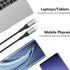Generic 60W 3A 480Mbps 15, 3.3 (1 B&B Solutions USB-C to USB-C Fast Charger Cable, Speed for Apple iPhone iPad, Samsung