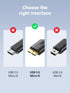 UGREEN 6ft Micro USB 3.0 Cable, Type A Male to Micro B, compatible with Samsung Galaxy S5, Note 3, cameras, and hard