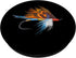 Fly Fishing Trout Fly Tie Art Fisherman Fly Fish Hook Art PopSockets Swappable PopGrip