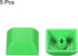 PATIKIL 1U Blank Keycaps, 10 Pack Universal PBT Replacement Accessories for MX Mechanical Keyboard, Green