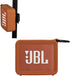 Hermitshell Silicone Carrying Case Replacement for JBL GO2, Waterproof Ultra Portable Bluetooth Speaker (Orange 2)