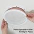 Reliable Hardware Company RH-4002-10-2-A White Universal 10" Surface Mount Speaker Covers, Pair