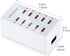 USB Charger 10-Ports, USB Charging Station for Multiple Devices, Power Hub Strip, Smart Plug Charging Dock for iPhone