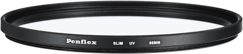 PATIKIL 86mm UV Filter, 1 PCS UV Protection Filter Slim UV Protection Camera Lens Filter Aluminum Optical Camera Accessory Crystal Clear Pics for 86mm Camera Lens Filter Photography