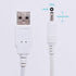 2PCS USB to 5V DC Power Cable, 4FT/1.2M USB to 3.5 x 1.35mm Plug for Charging Fans and Speakers