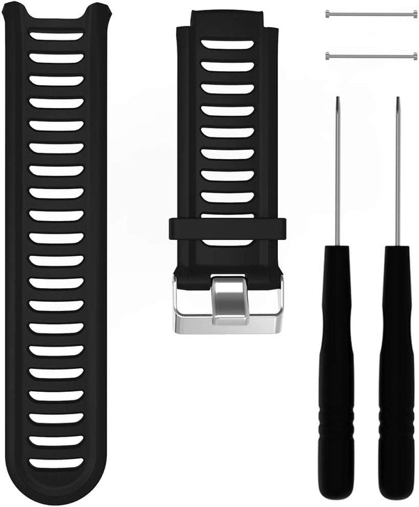 Band for Garmin Forerunner 910XT, Soft Silicone Replacement Watch Band Strap, Fits 6.0 inches-8.1 inches Wrist