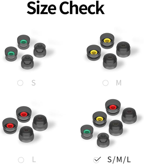 diofit/Galaxy Buds2 Eartips/Buds FE Eartips Compatible for Samsung Galaxy Buds2 & Buds FE
