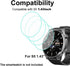 Compatible with TOZO S5 1.43”, Round Smart Watch Tempered Glass Screen Protector, 4PCs, 9H