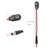 HiLetgo 10pcs 9V I-Type Battery Clips, Snap-on Leather Battery Buckle Connector with DC 5.5x2.1mm Male Plug