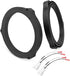 VelvetunVillay 6.5 Inch Front Rear Door Speaker Spacer with Speaker Wiring Harness 2