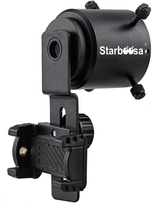 Smartphone Spotting Scope Camera Adapter Mount, Fits 1.25" to 2" Spotting Scope Eyepieces for Photography