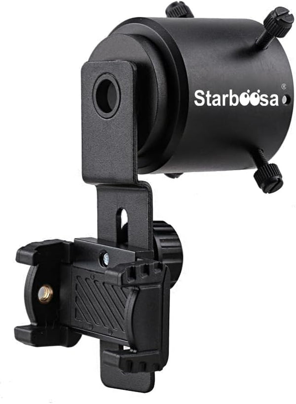 Smartphone Spotting Scope Camera Adapter Mount, Fits 1.25" to 2" Spotting Scope Eyepieces for Photography
