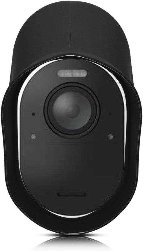 kwmobile 2X Skin for Arlo Ultra, Arlo Pro 3, Pro 4 - Silicone Security Camera Case Outdoor CCTV Cover - Black