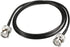 uxcell BNC Male to Male Coaxial Jumper Cable, 50 ohm, 3 feet RG174