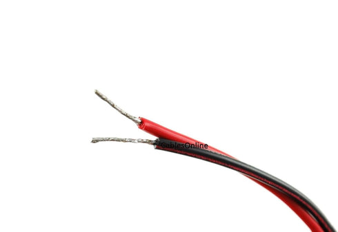 CablesOnline 25ft 18 AWG Speaker Wire Single Cable with RCA Male Plug, AV-SK125