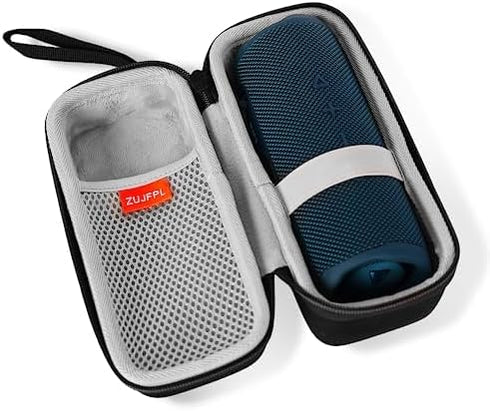 EVA Hard Case for JBL Flip 6, Flip 5 Waterproof Portable Bluetooth Speaker, Fit for JBL Flip 4 (Grey)