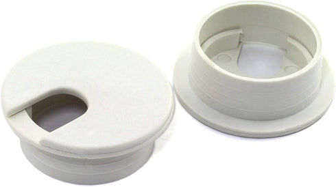 HJ Garden 2pcs Desk Wire Cord Cable Grommets - 1-3/8 inch Hole Cover for Office PC Cable Organizer