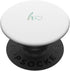 Minimalist White Rainbow Initial Letter H Heart PopSockets Standard PopGrip