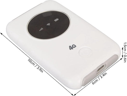 4G 300Mbps 5G 10 3200MAh EBTOOLS LTE USB Modem, Unlocked Mobile Router with Users, Travel Portable Hotspot Built