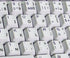 4Keyboard English US Clear Transparent Background Keyboard Stickers with Black Lettering
