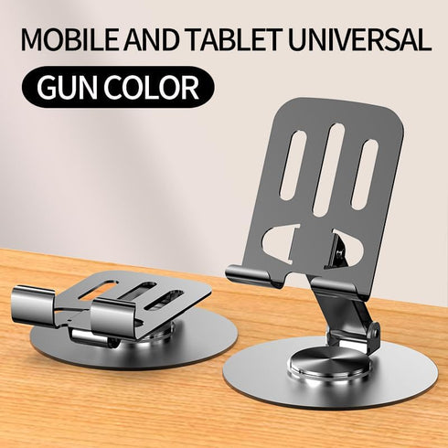 Generic 360 17 16 15 14 Universal Metal Cell Phone Stand, Multi-Angel Adjustable Rotation Non-Slip Metal Phone Stand