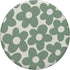 Sage Green Aesthetic Cute Flowers Women Floral Retro Daisy PopSockets Standard PopGrip