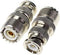 BNC Male to UHF Female PL259, Female to BNC Male SO-239 RF Coaxial Coax Adapter, 2Pcs