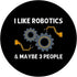 Funny Robotics for Men Women, Robots Engineering Lovers PopSockets Standard PopGrip