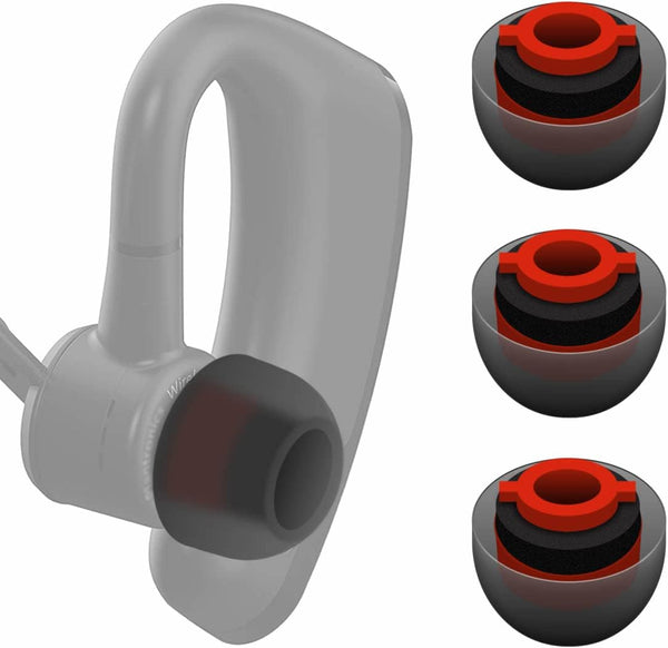 3 Pcs Silicone Ear Tips for Voyager 5200 / Voyager Legend, Replacement Medium Size Noise Reduce Earbuds