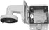 DS-1272ZJ-110B Wall Mount Bracket with Base for Hik-Compatible Dome IP Camera, WMS WML PC110B, White, Pack of 1