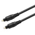 DaKuan 2 Pack Digital Optical Audio Cable, 6 Feet, Home Theater Fiber Optic Toslink Male to Male