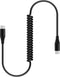 3ft Retractable USB C to C Car Charger Cable for iPhone 15 Pro Max, Coiled Fast Charging Cord for Samsung