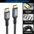 4K 15FT, 4K@60Hz 4K@60Hz 2K@120Hz 1080P DisplayPort to HDMI Cable HDR, High Speed Active Display Port to HDMI Cable UHD