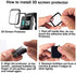 3D Screen Protector Compatible with 1.3 inches ID205L Smart Watch, 3-PACK for ID205 Series