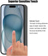 (3+3) For iPhone 15 Plus (6.7") (3 Pack) Anti Spy Private Tempered Glass Film Privacy Screen Protector and (3 Pack)