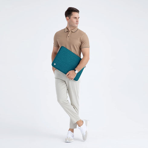 DOMISO 15.6 Inch Laptop Sleeve Case, Waterproof Carrying Bag for Yoga 730, IdeaPad 530S, ThinkPad, Teal
