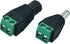 12V DC Power Connector 5.5mm x 2.1mm 24V Power Jack Plug Barrel Adapter for CCTV Security Camera Led Strip Light (2 x Male + 2 x Female)