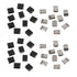chenyang 50 Pack Micro USB DIY Connector - Micro USB Type B 5Pin Female Socket Port Repair Adapter